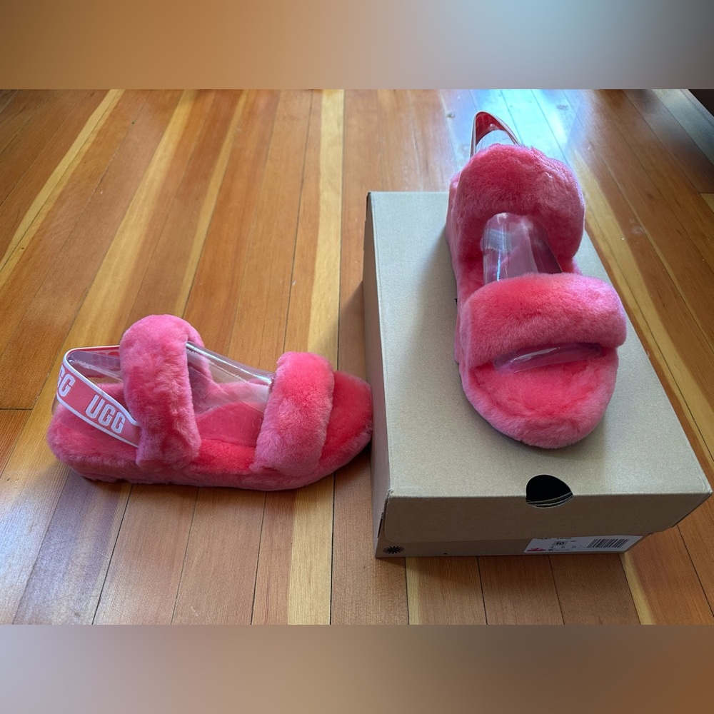 UGG Oh Yeah Pink Slides
